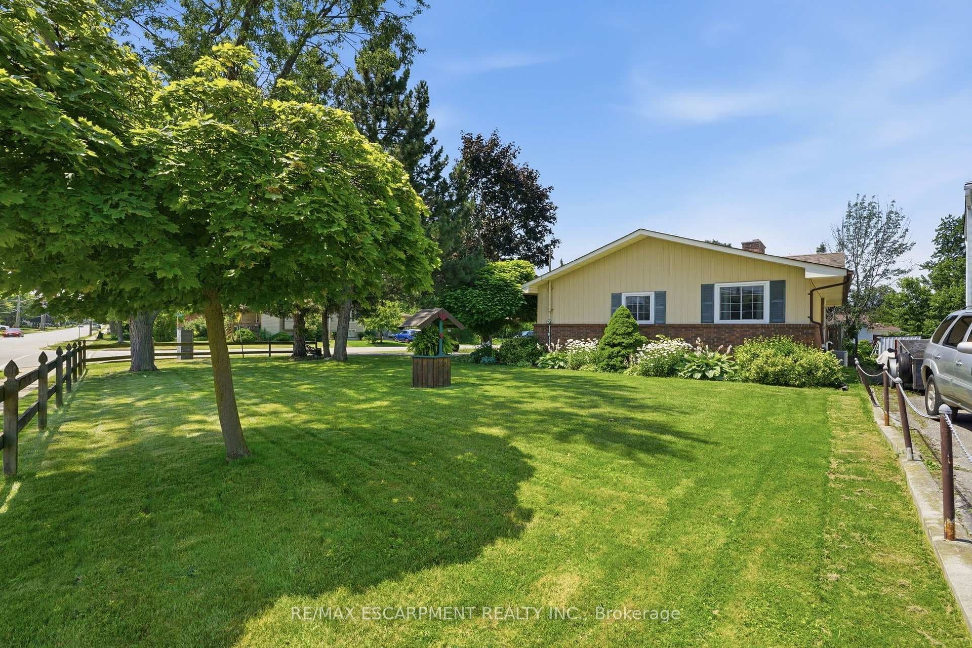 East side yard
