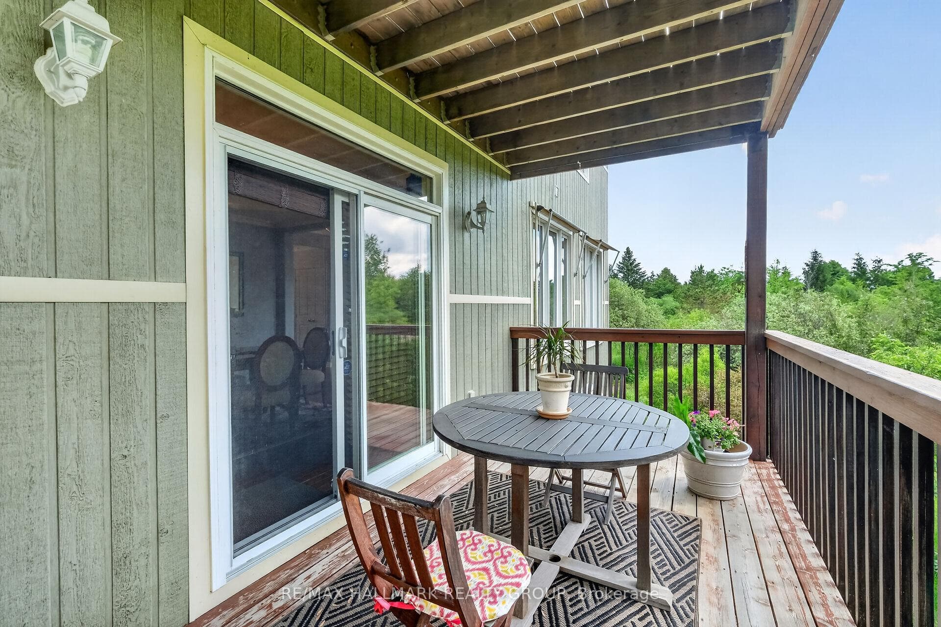 Balcony off the Dining Area