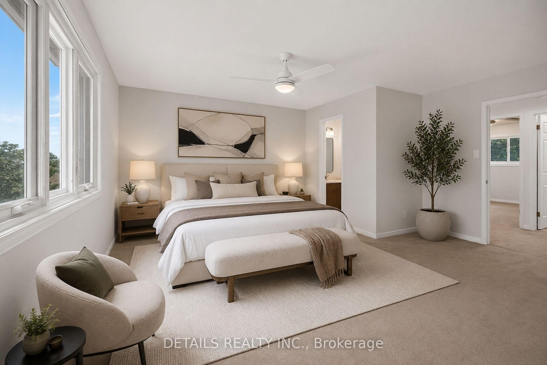 Generous sized Primary Bedroom