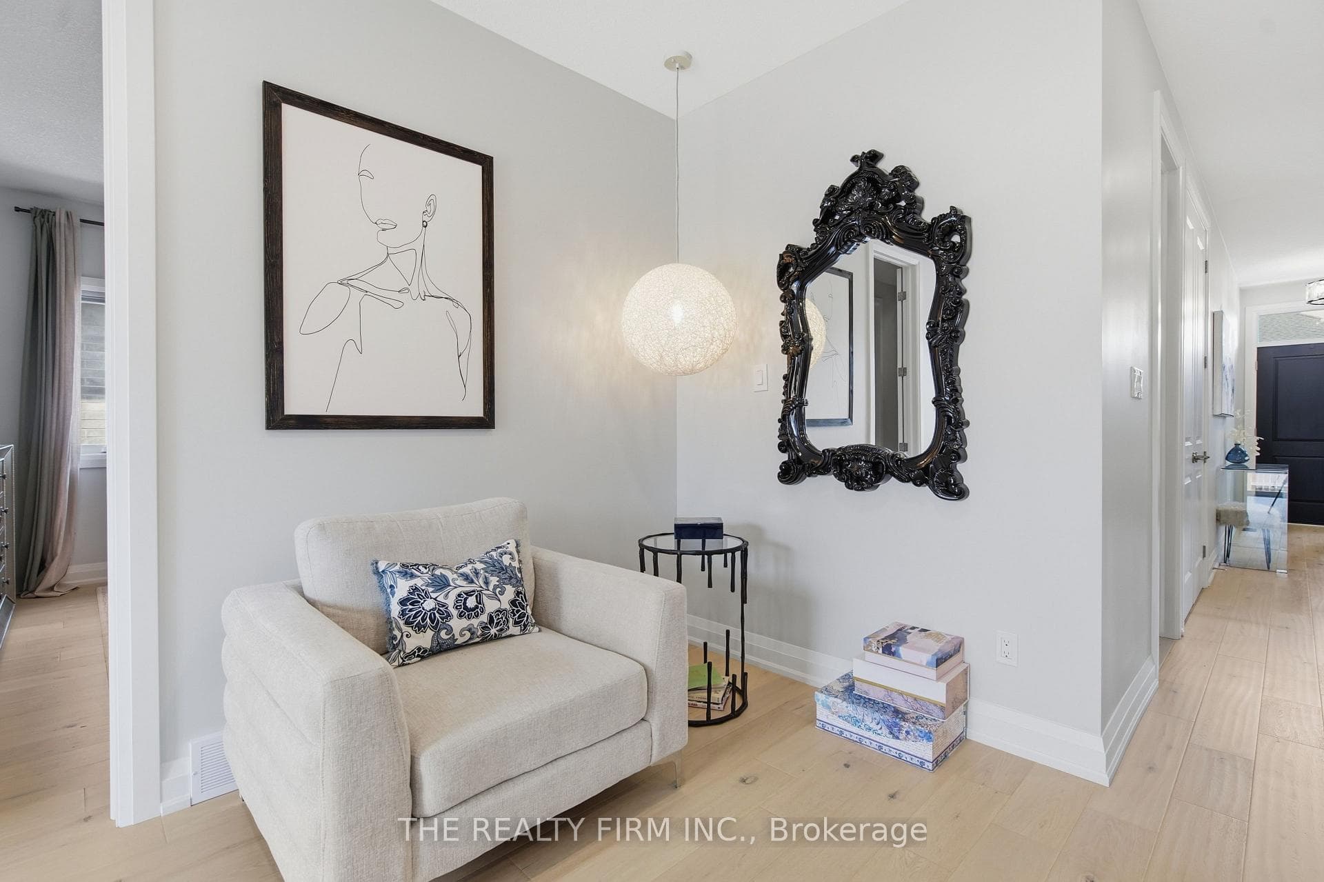 Reading nook on the main floor.
