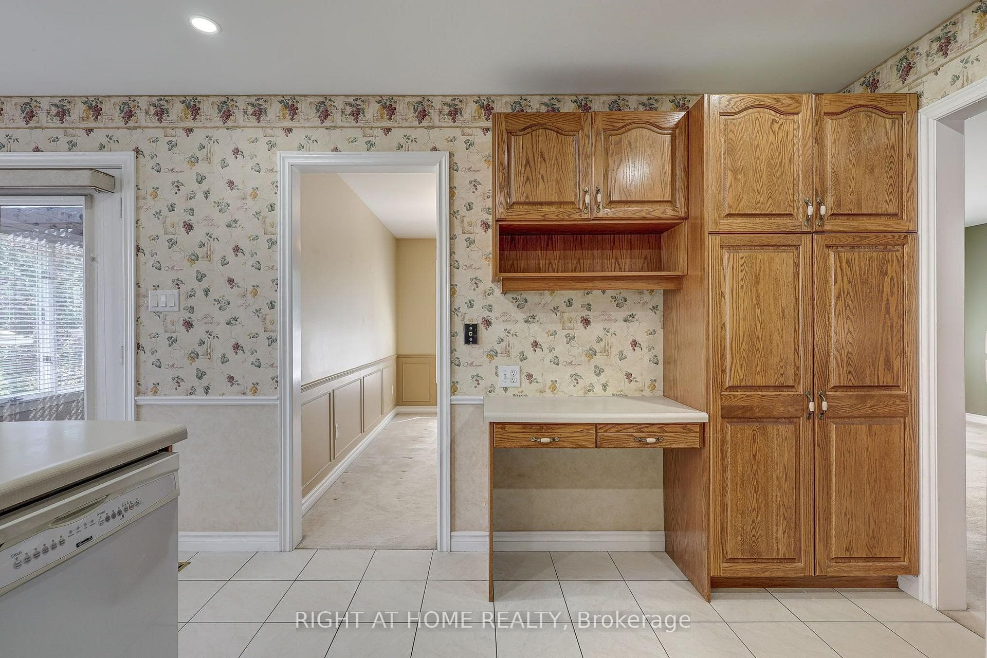 Office Nook in Kitchen