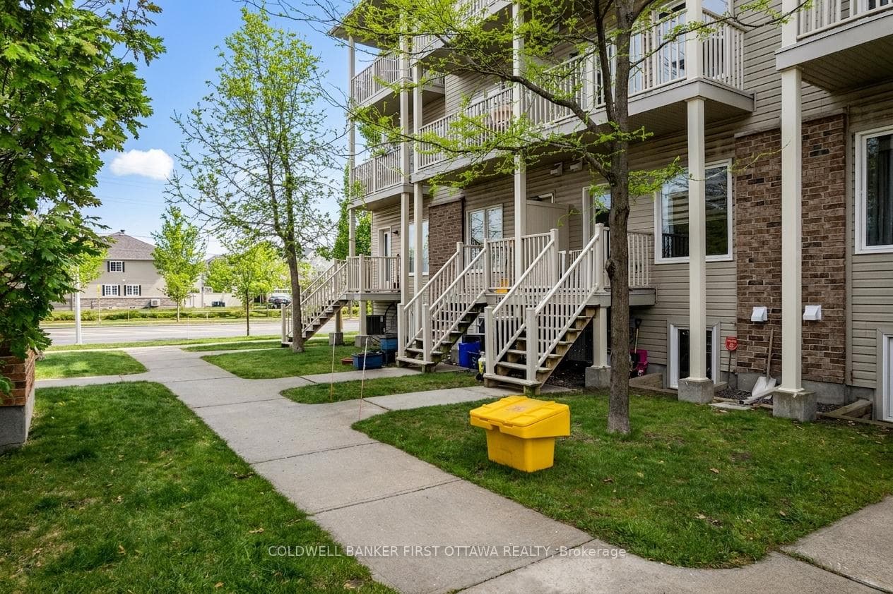 Rear door and patio