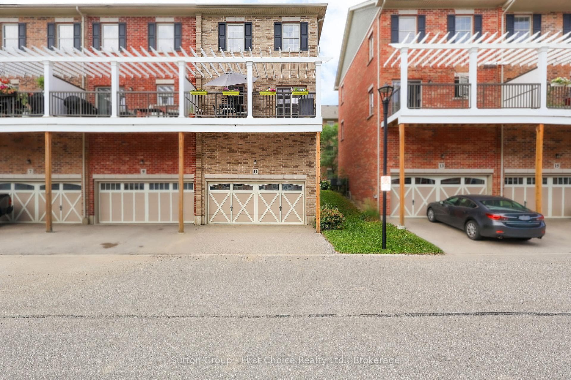 2-Car Garage and Upstairs Deck