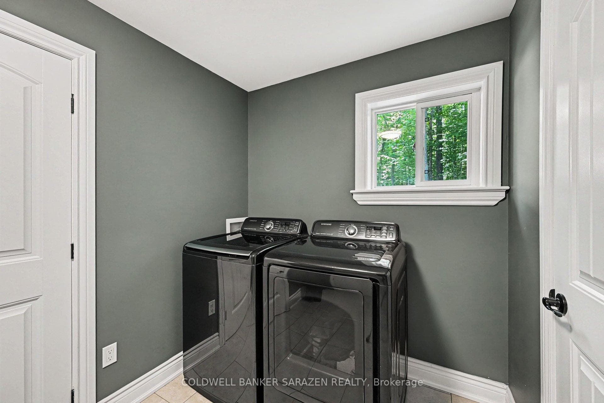 Convenient main floor laundry