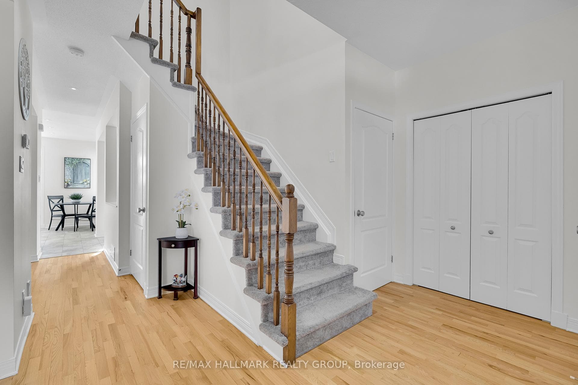 Stairs leading to second floor
