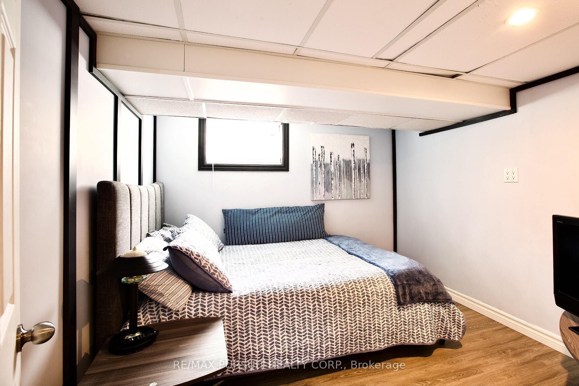 Basement bedroom