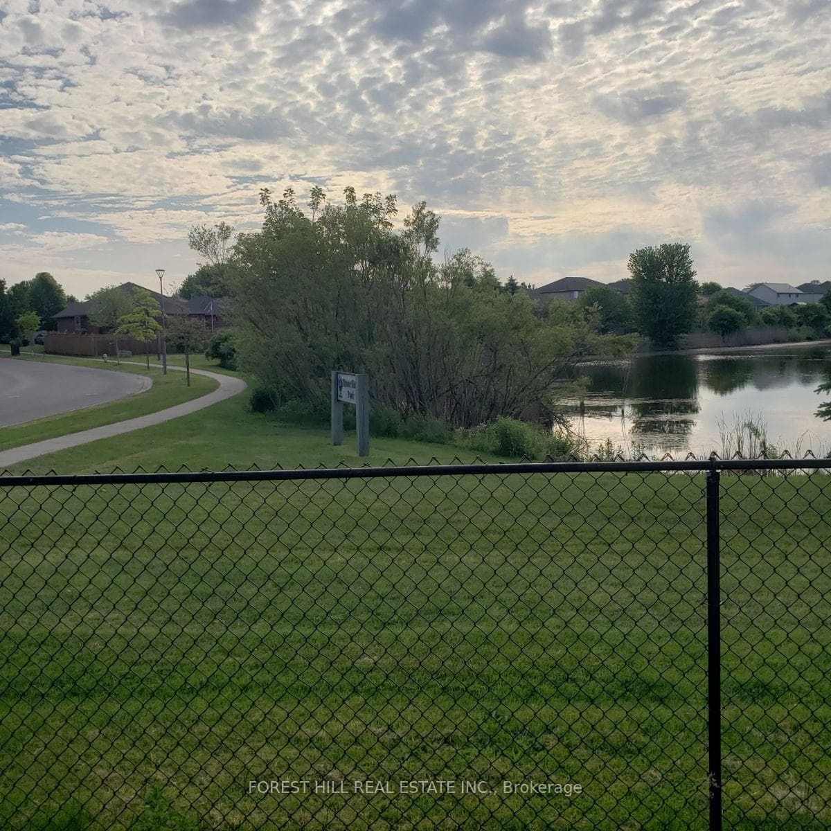 backing to pond