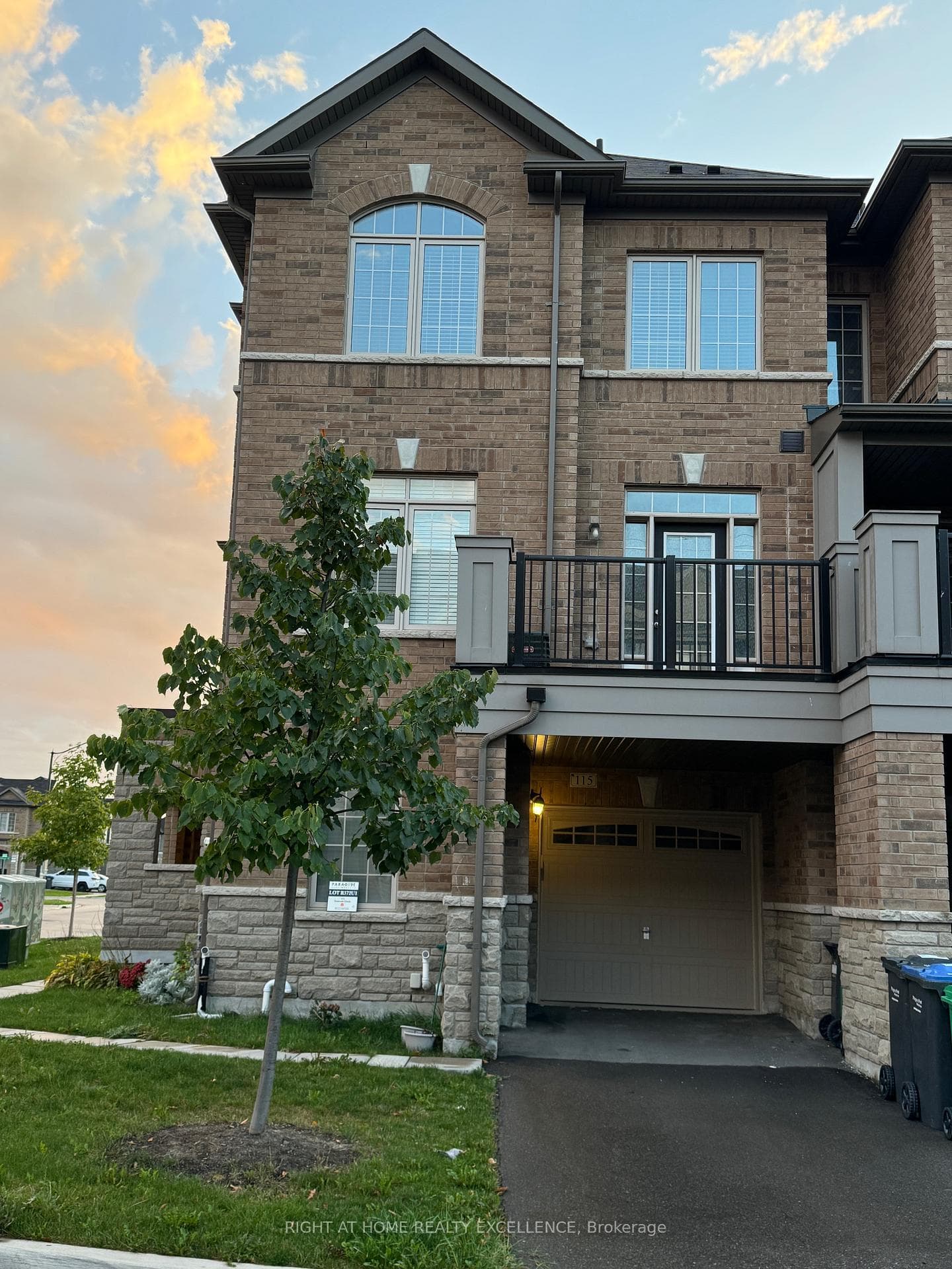 Balcony & Garage Side