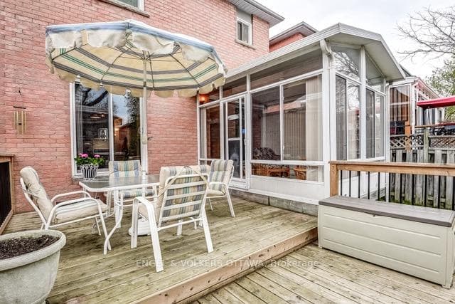 back deck to sunroom