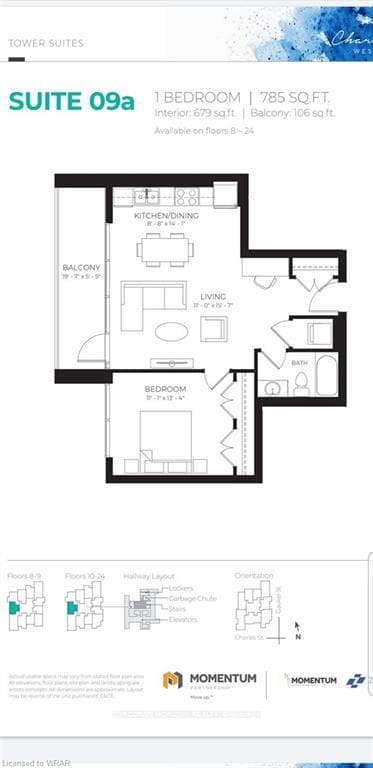 60 Charles Street Unit 1409A photo 18