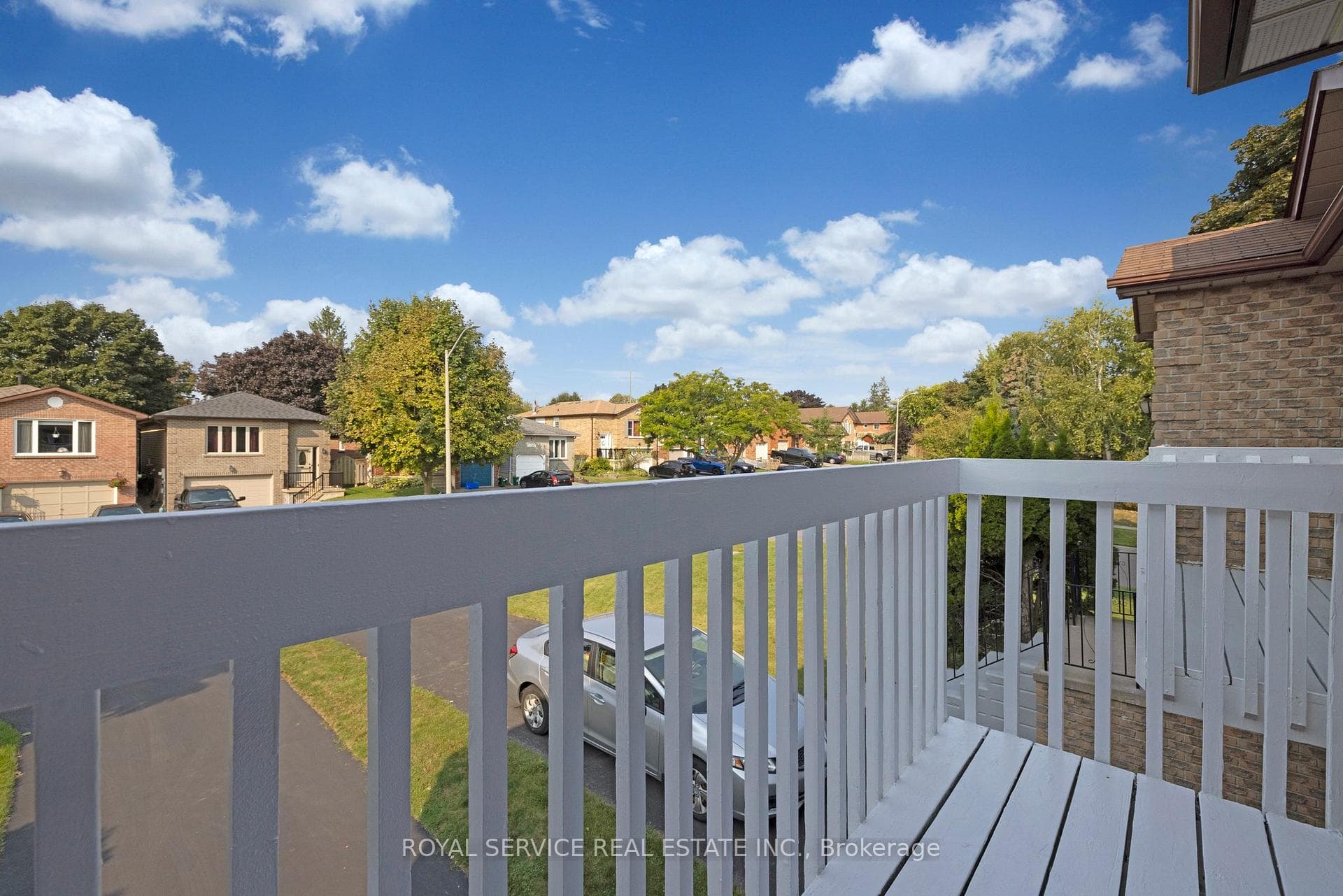 Views from Balcony of the street below