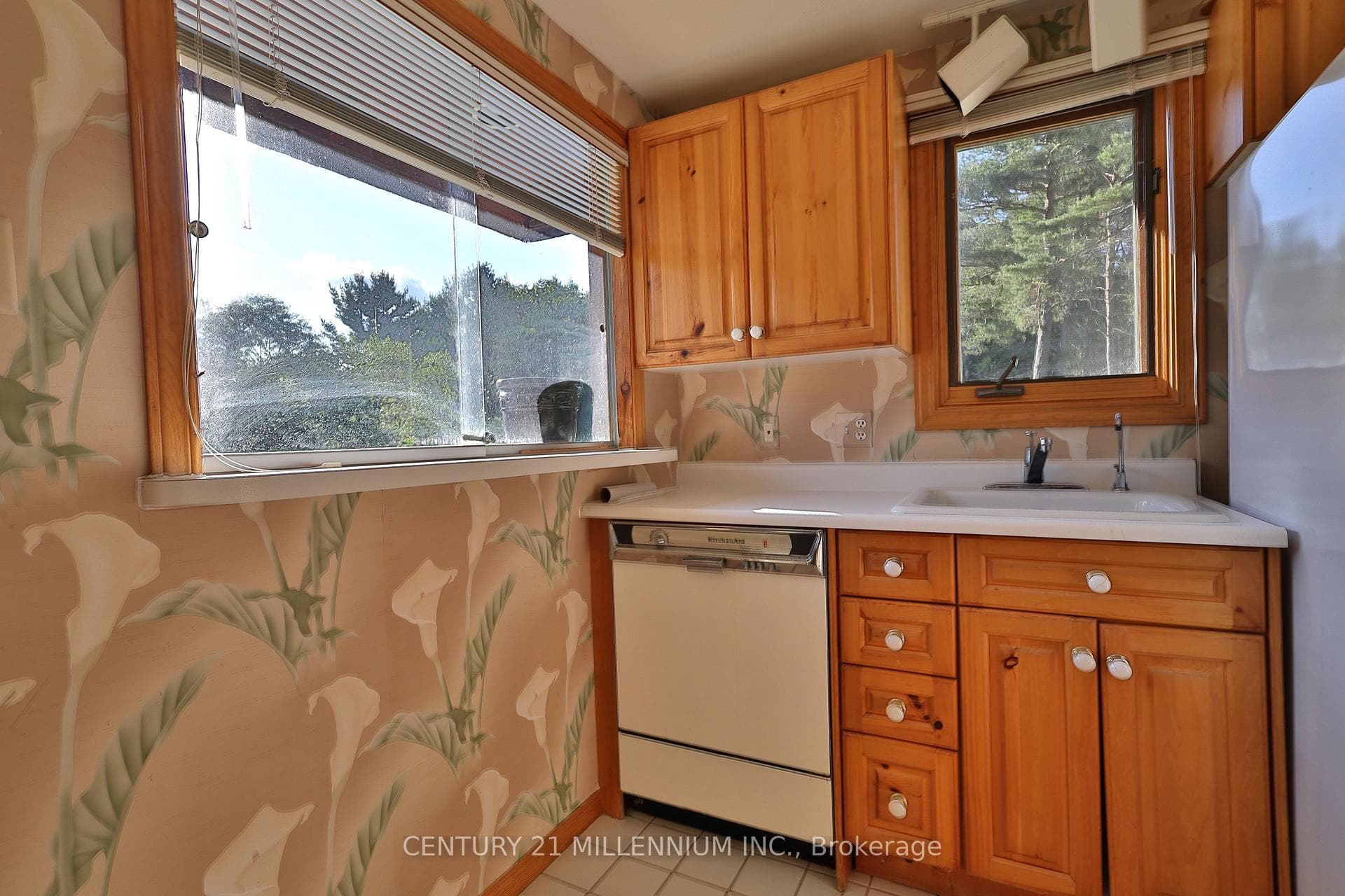 Pool house kitchenette