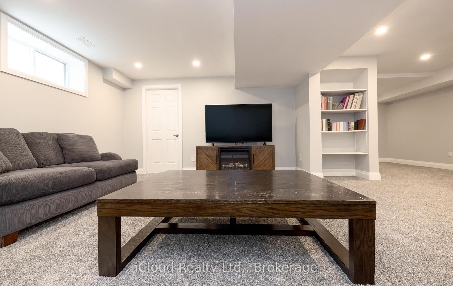 Family Room with Pot Lights