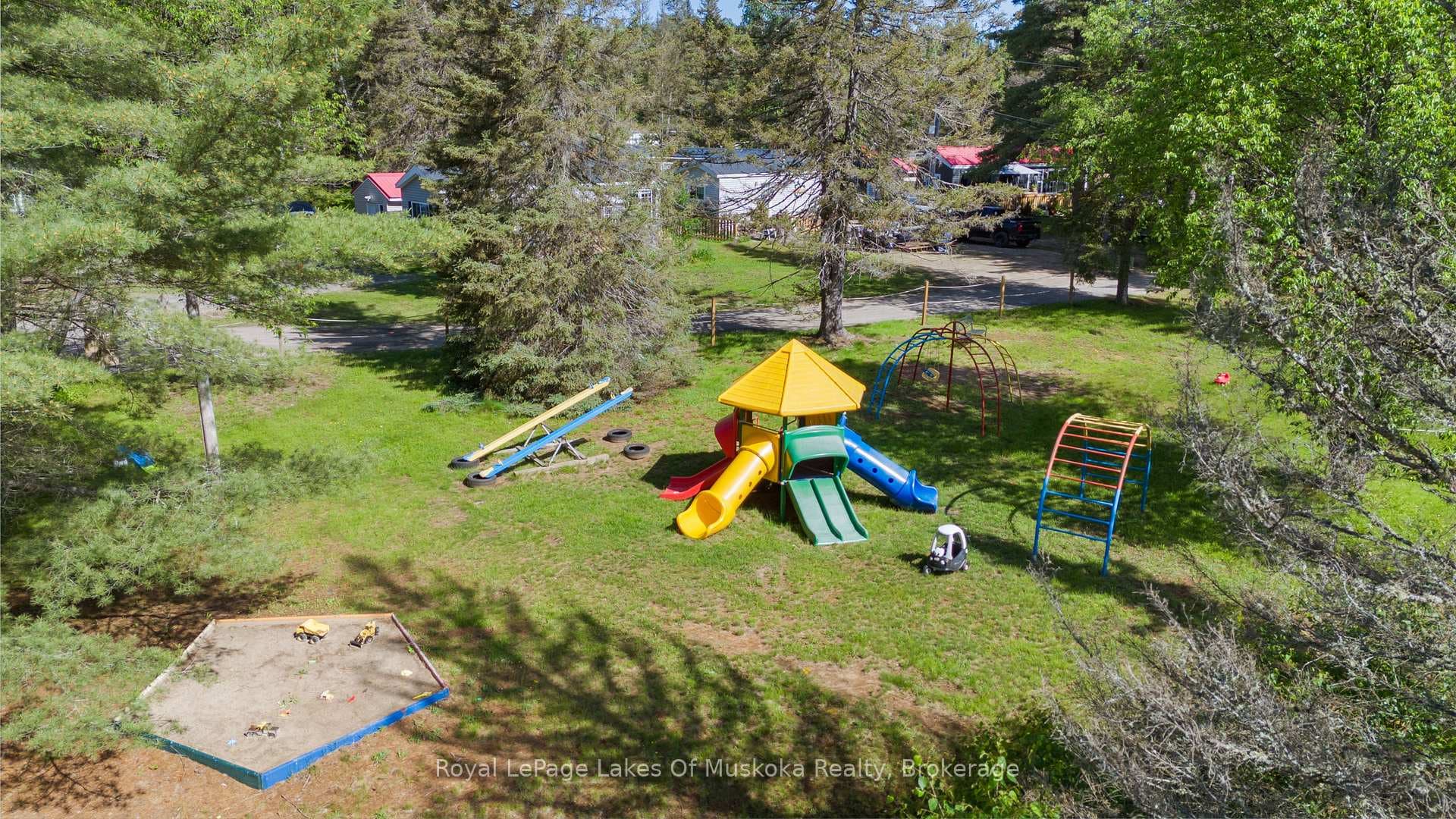 Community playground, beside the home