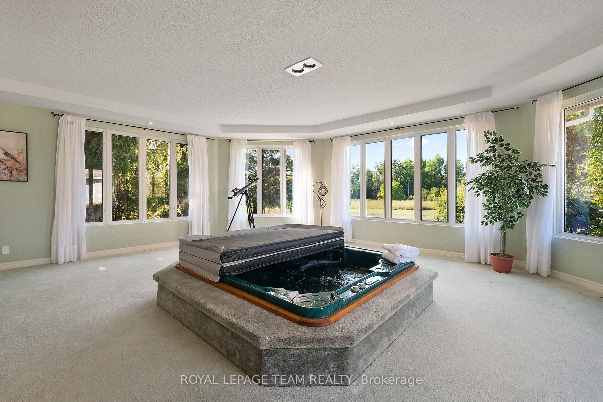Room designed to relax, unwind and soak in calm.