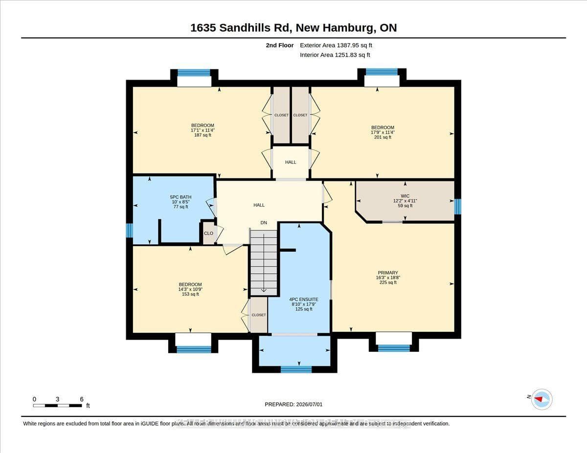 Second floor plan