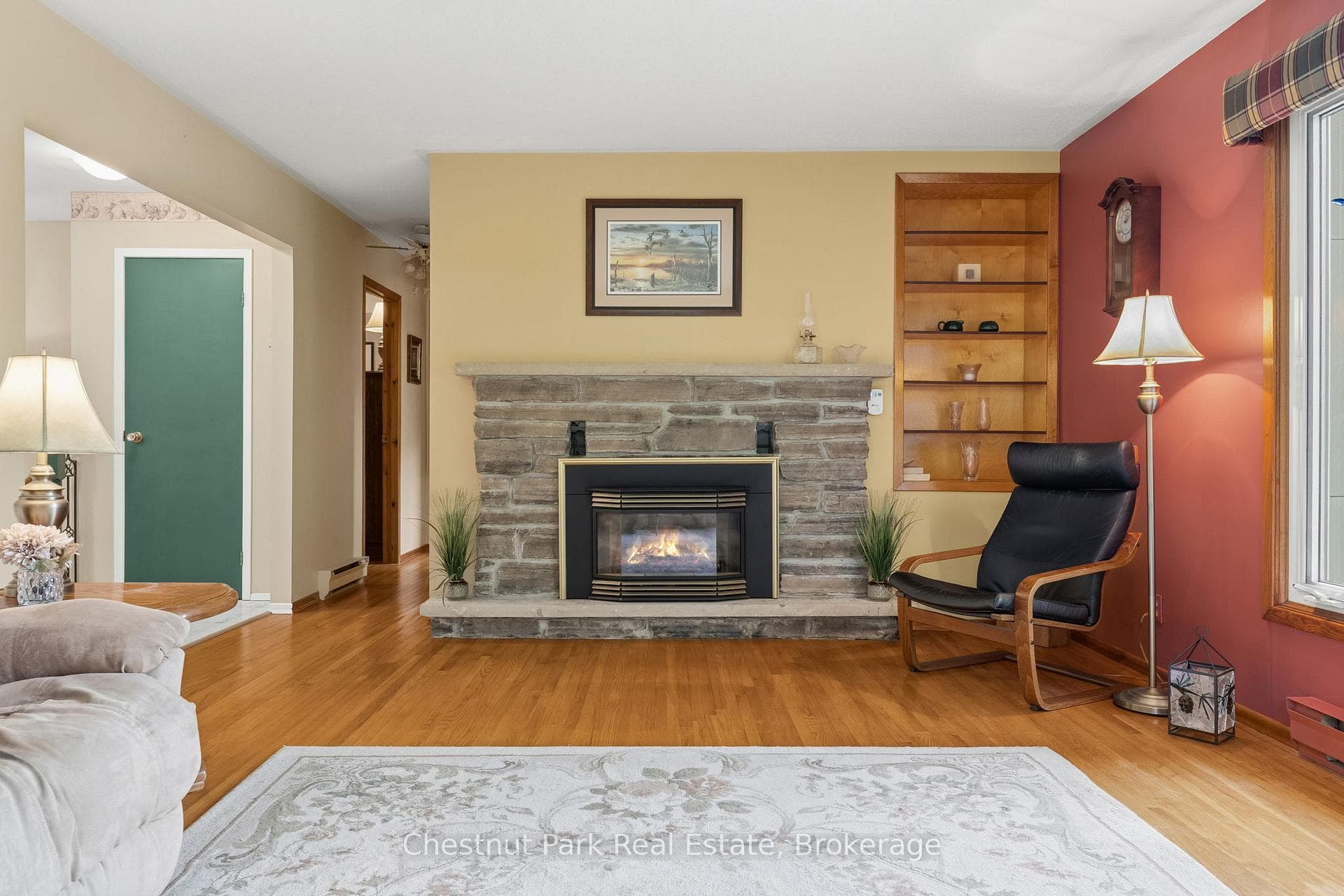 Propane fireplace