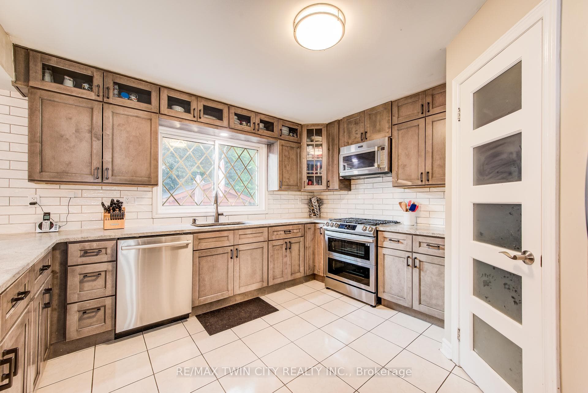 Kitchen with walkin pantry