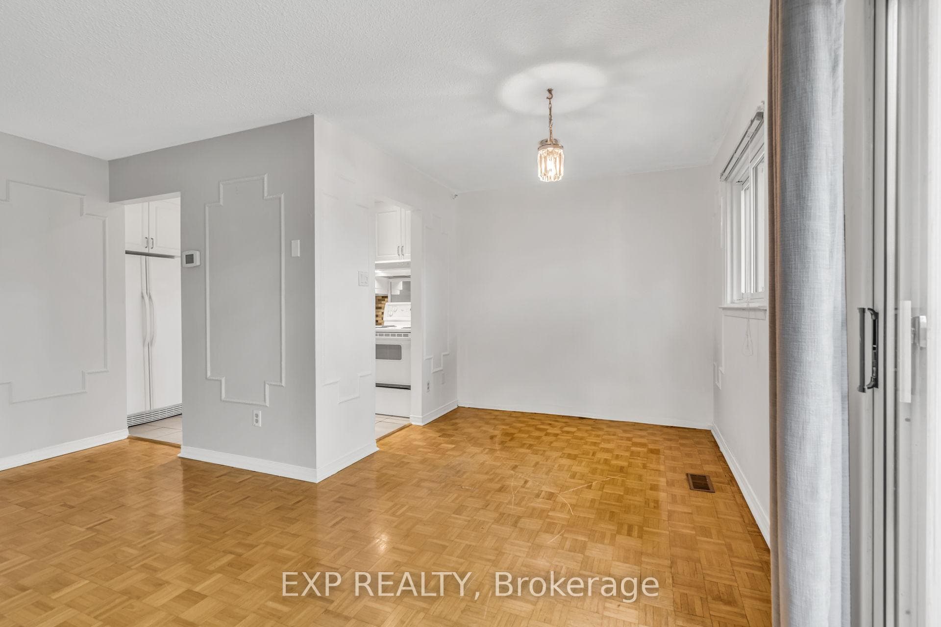 Two entrances to renovated kitchen.