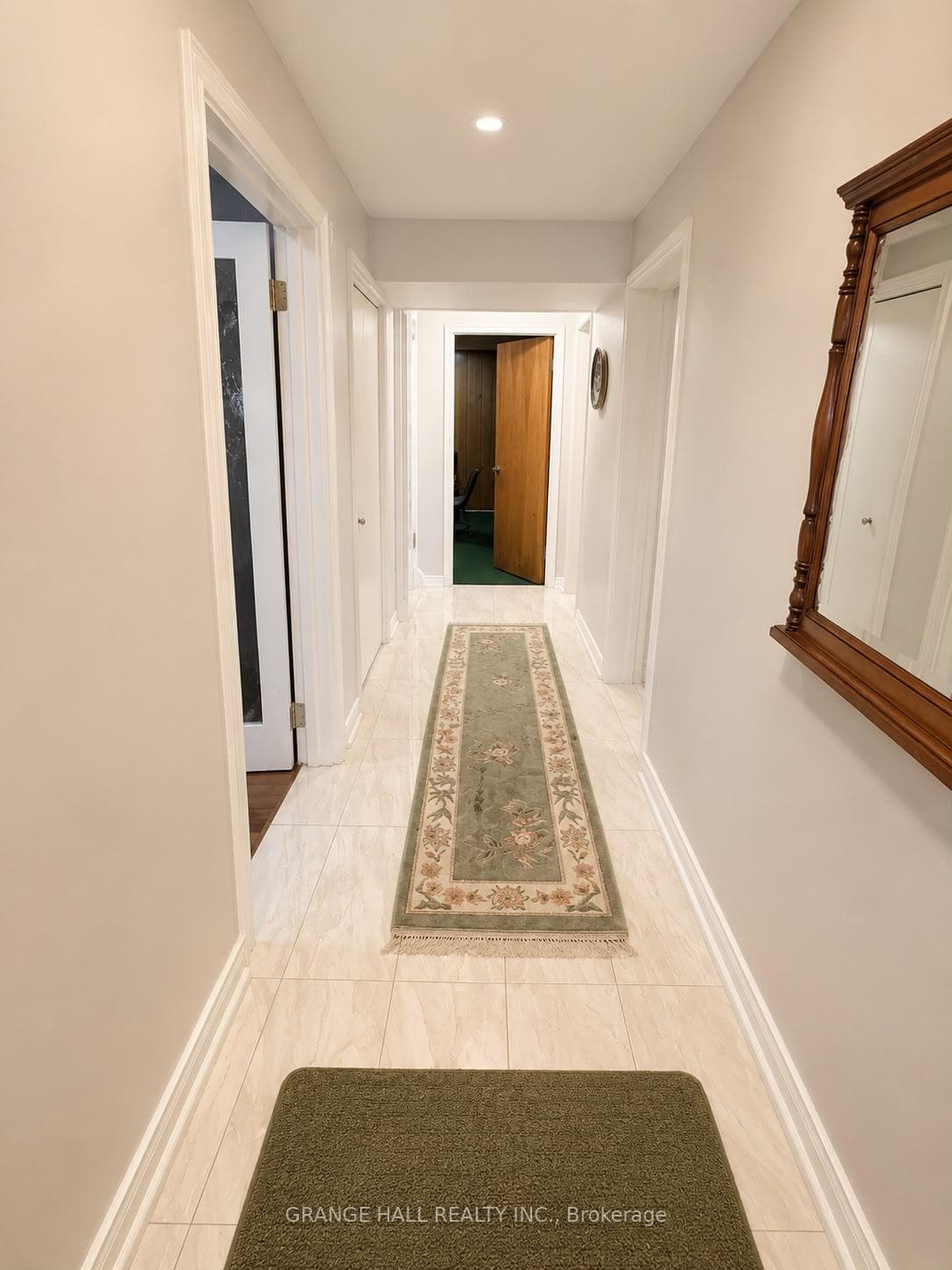 Hallway in the basement