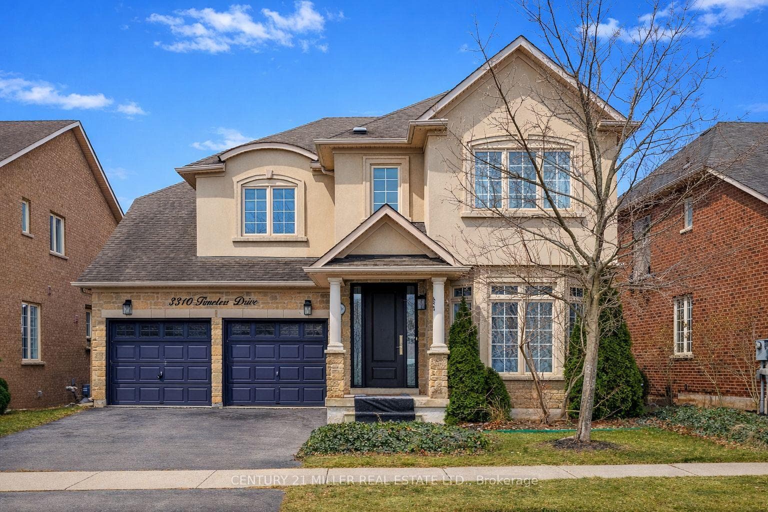 Curb Appeal Stone and Stucco Exterior