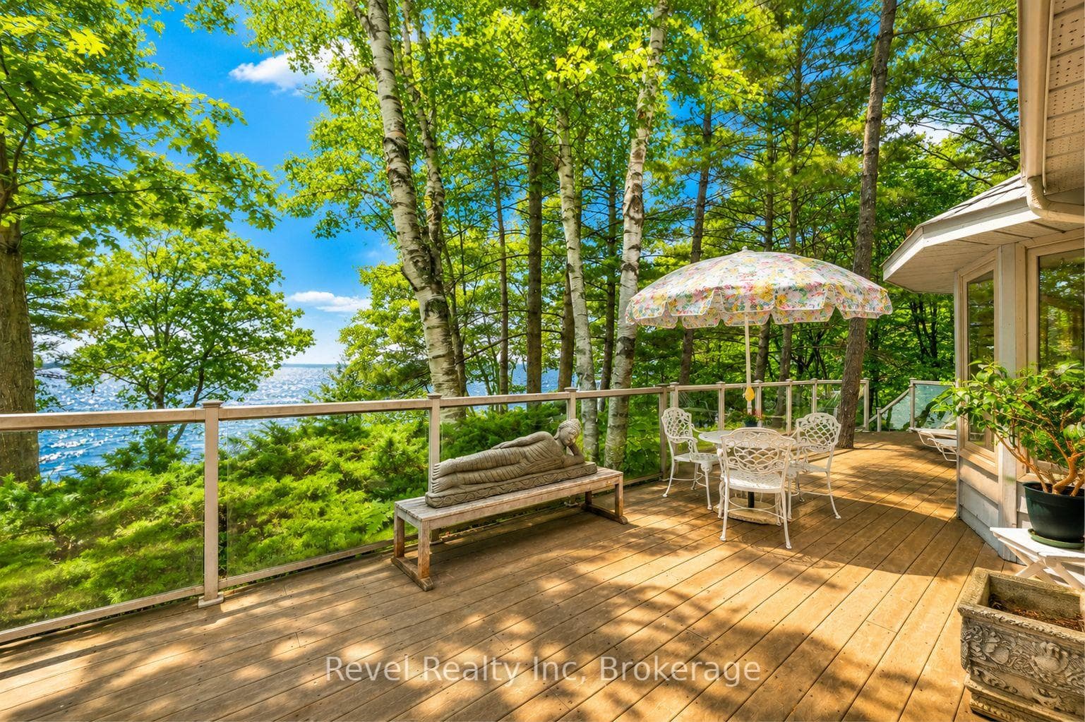 Large Deck with water views
