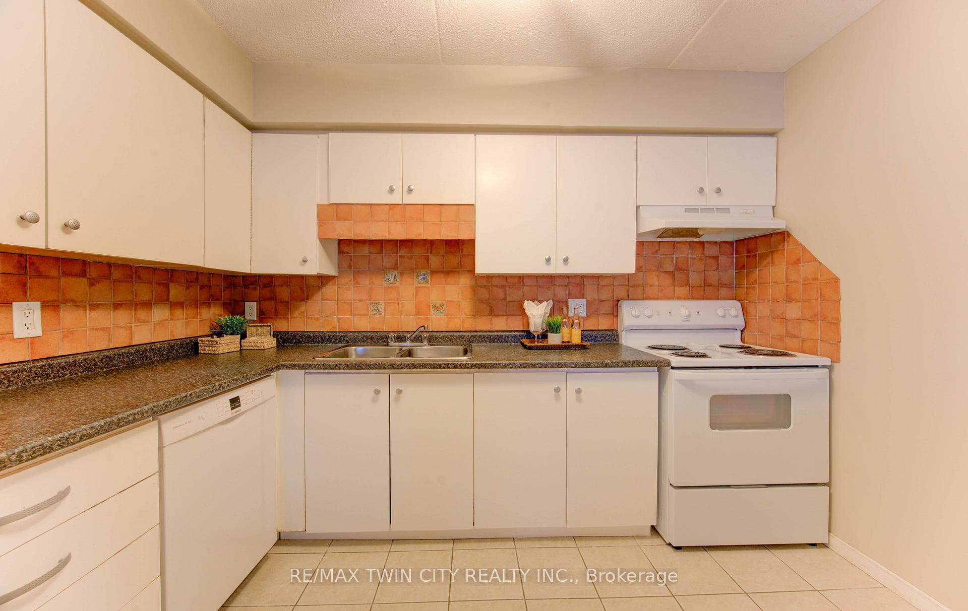 White kitchen with lots of cupboard space