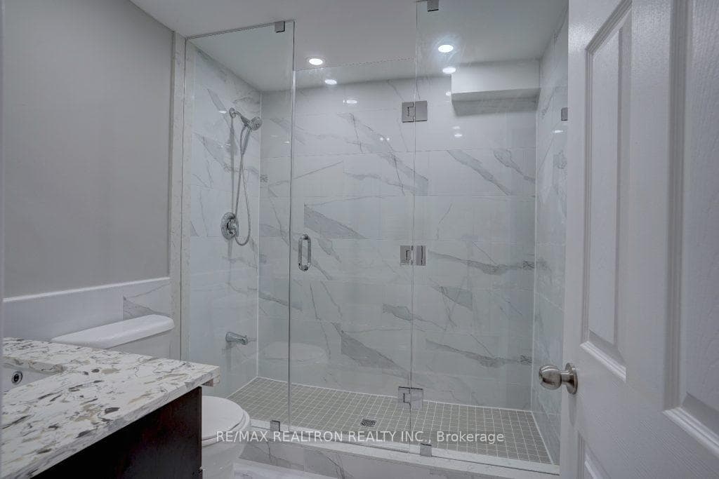 Washroom W/ Glass Shower
