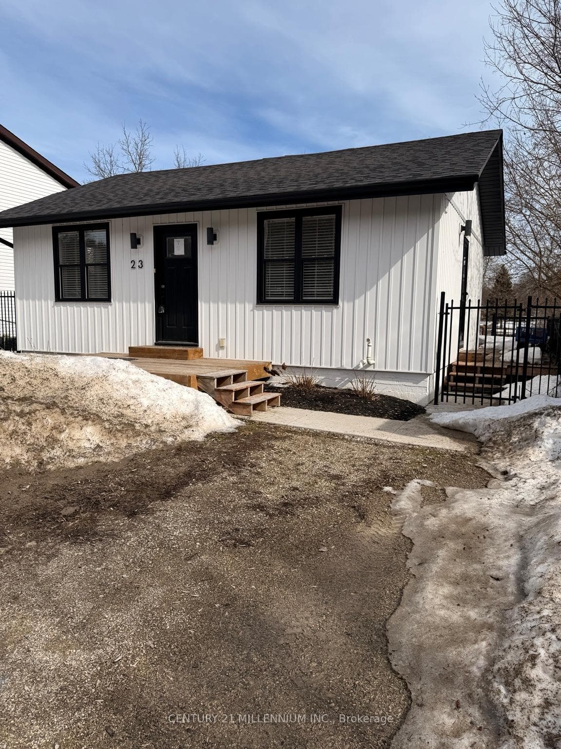 Winter Photo front of house
