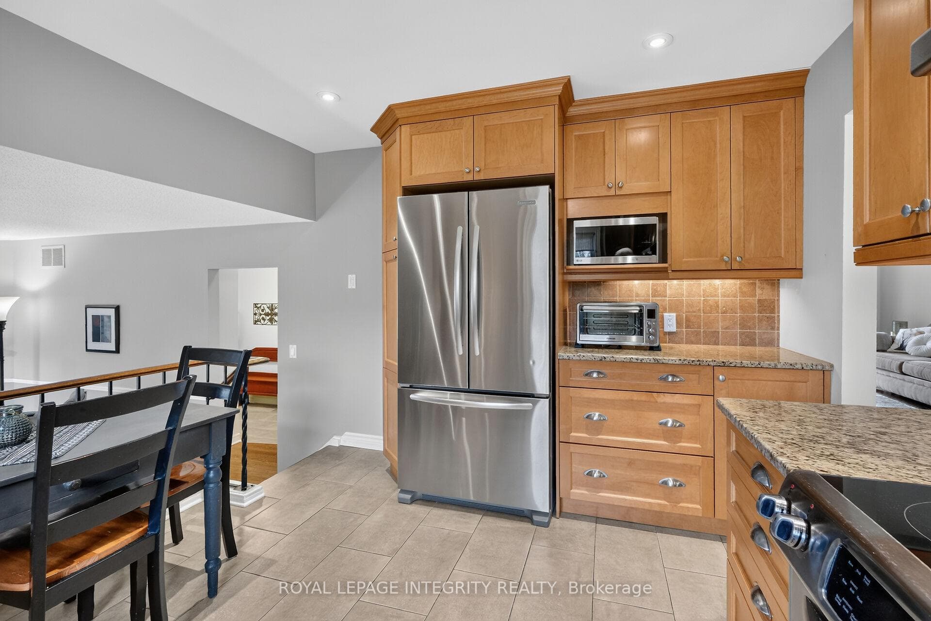 Pull out drawers offer great storage options