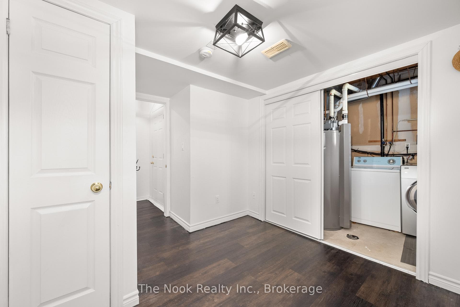 Den + Laundry Room