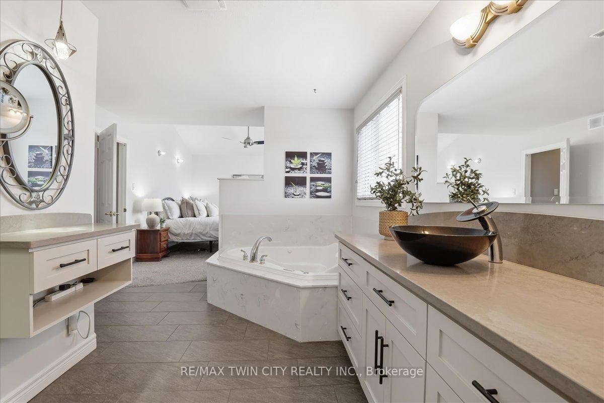 2 vanity areas make getting ready a breeze