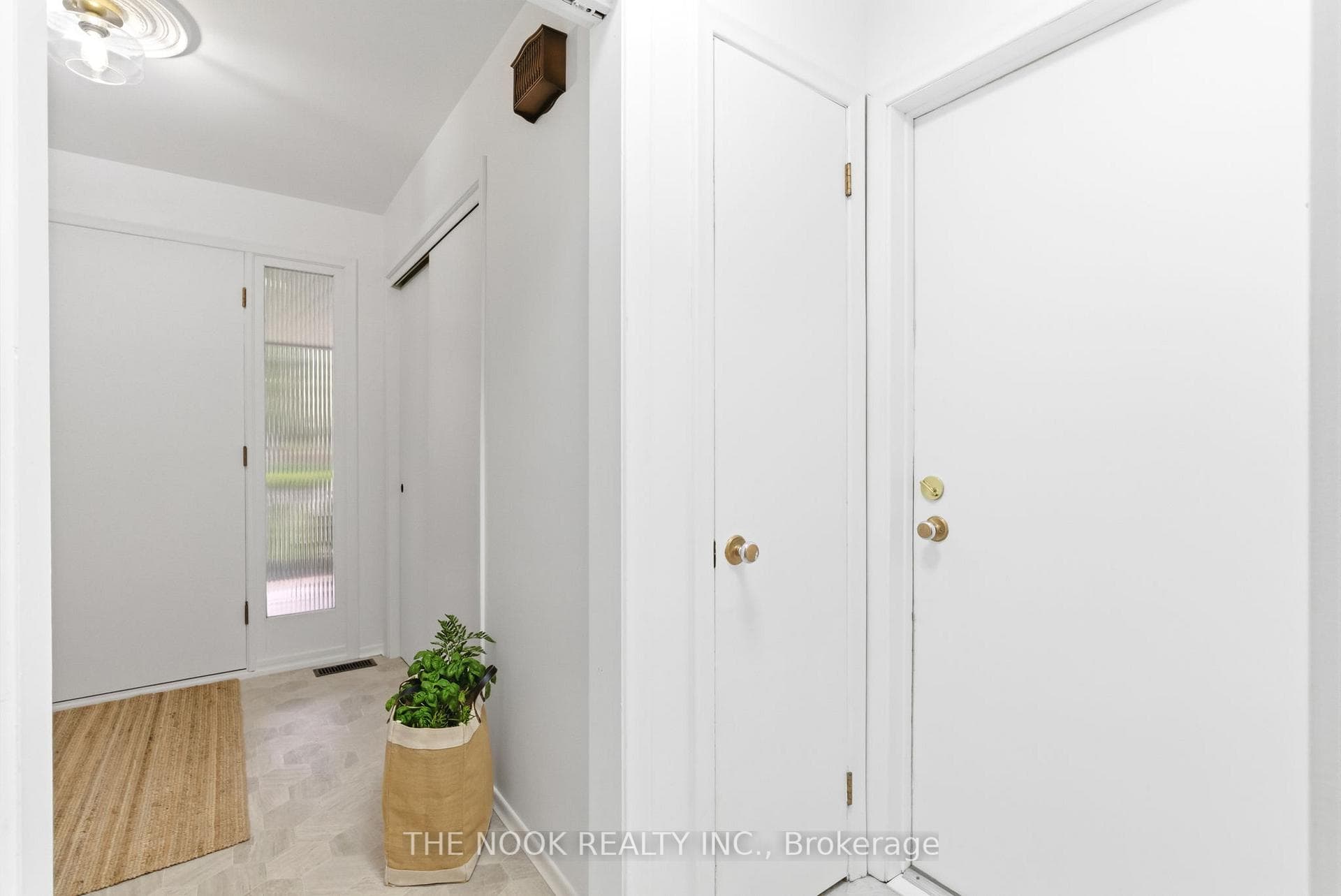 Convenient access door to the garage