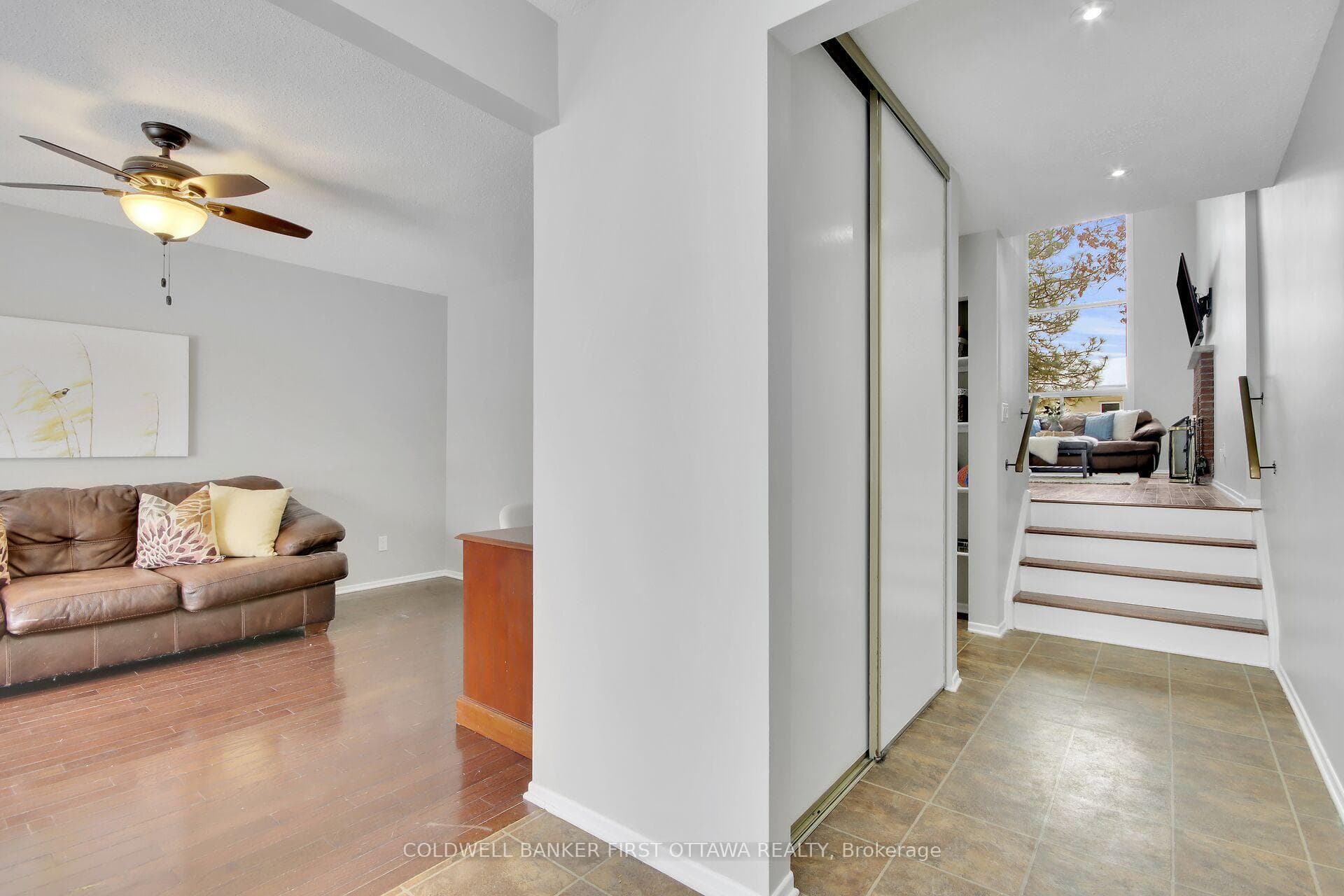 Formal living room & friendly family room