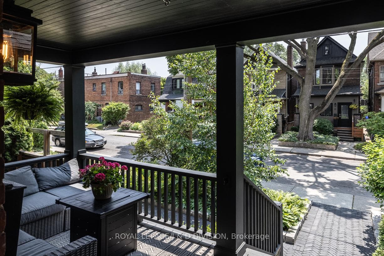 Front Porch View of Landscaped Gardens