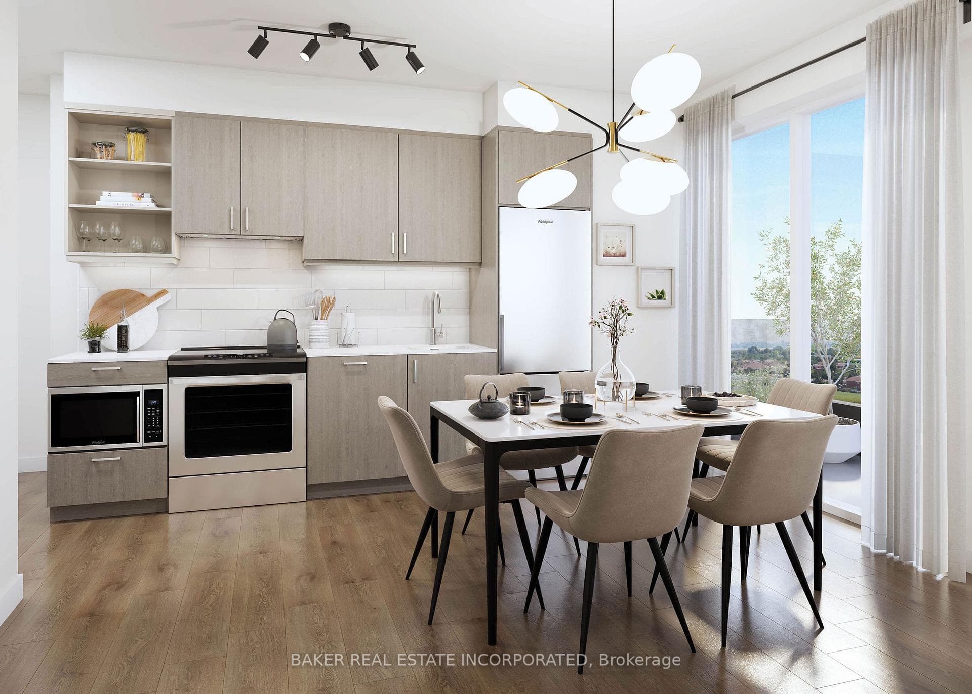 Duo Condo - Kitchen Staged
