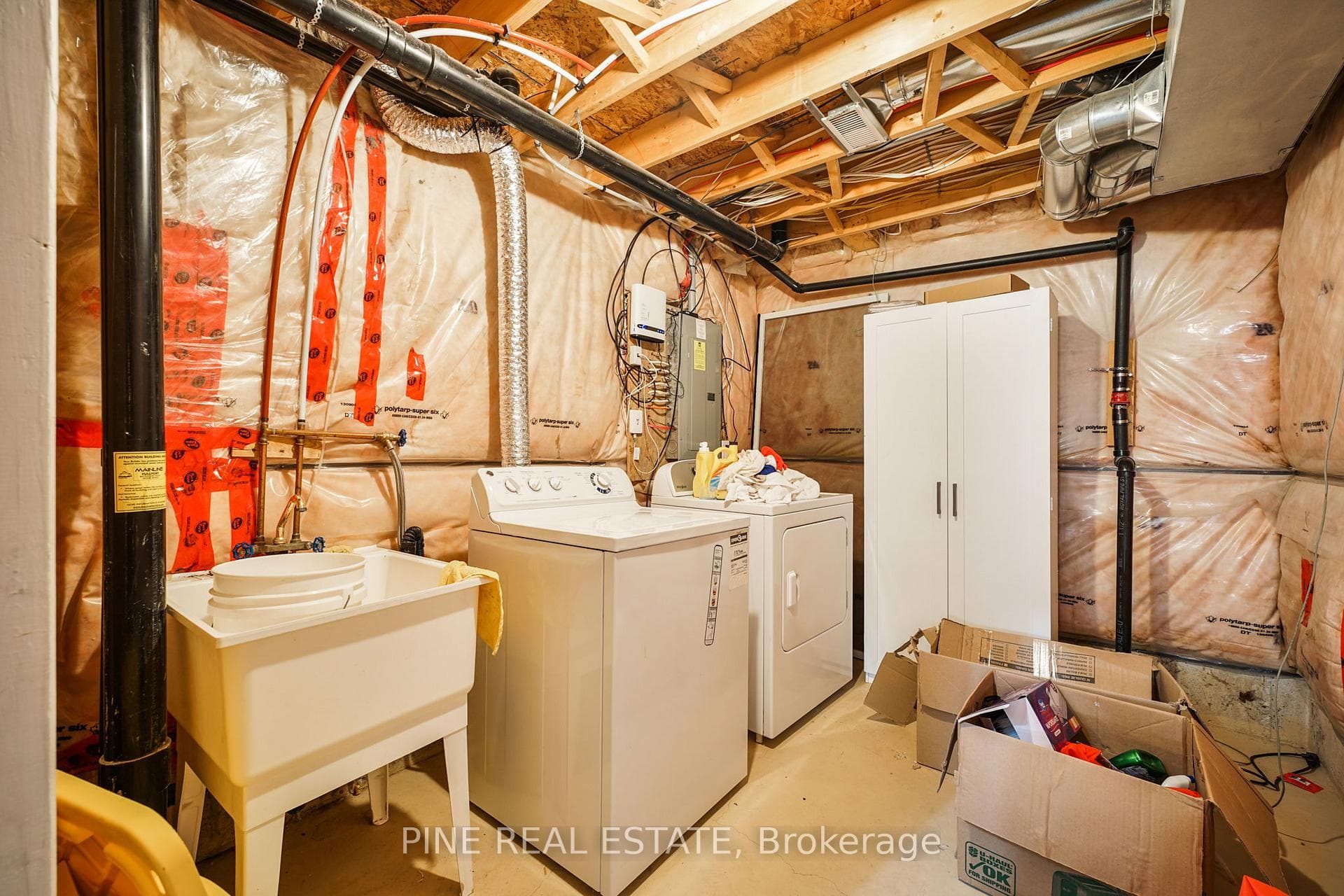Laundry Centre in Basement w/Laundry Sinnk