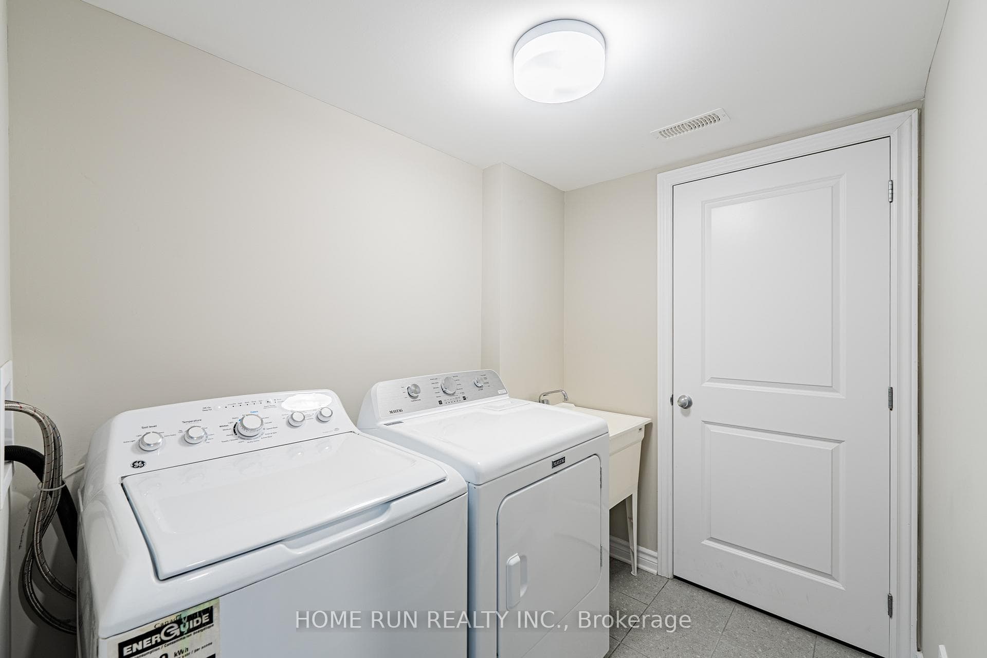 Laundry located on the main floor