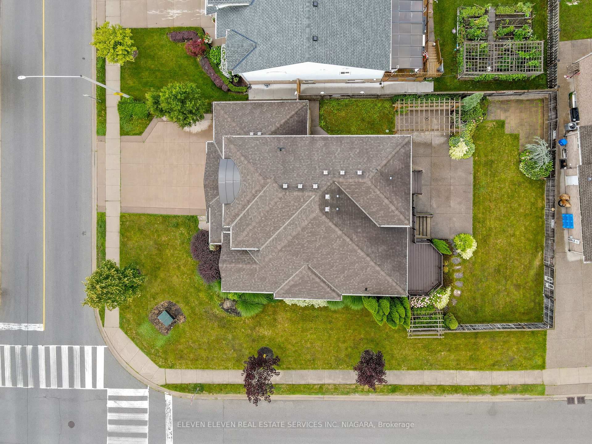 Aerial View of 8535 Forestview Blvd. A Beaut!