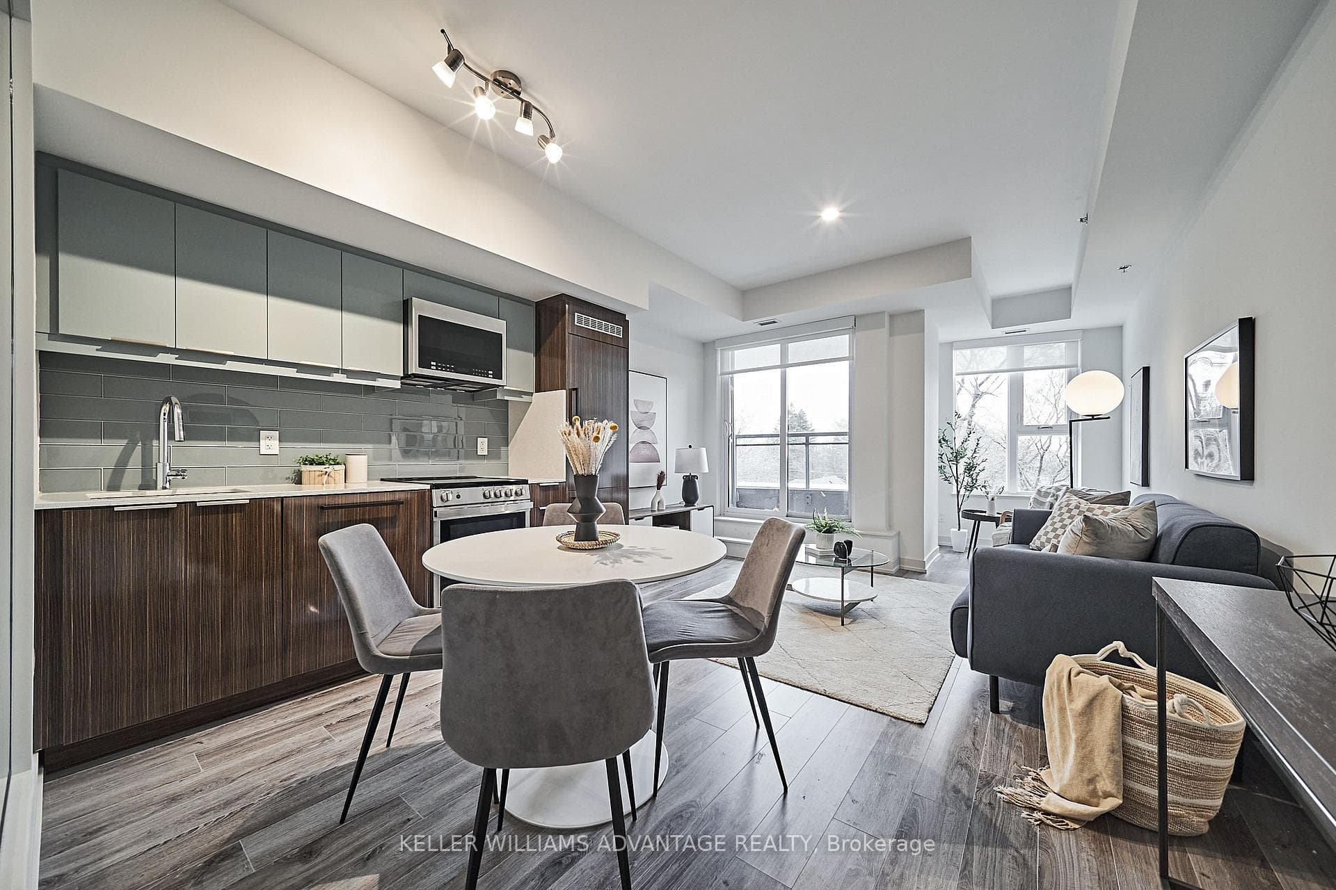Open concept floorplan