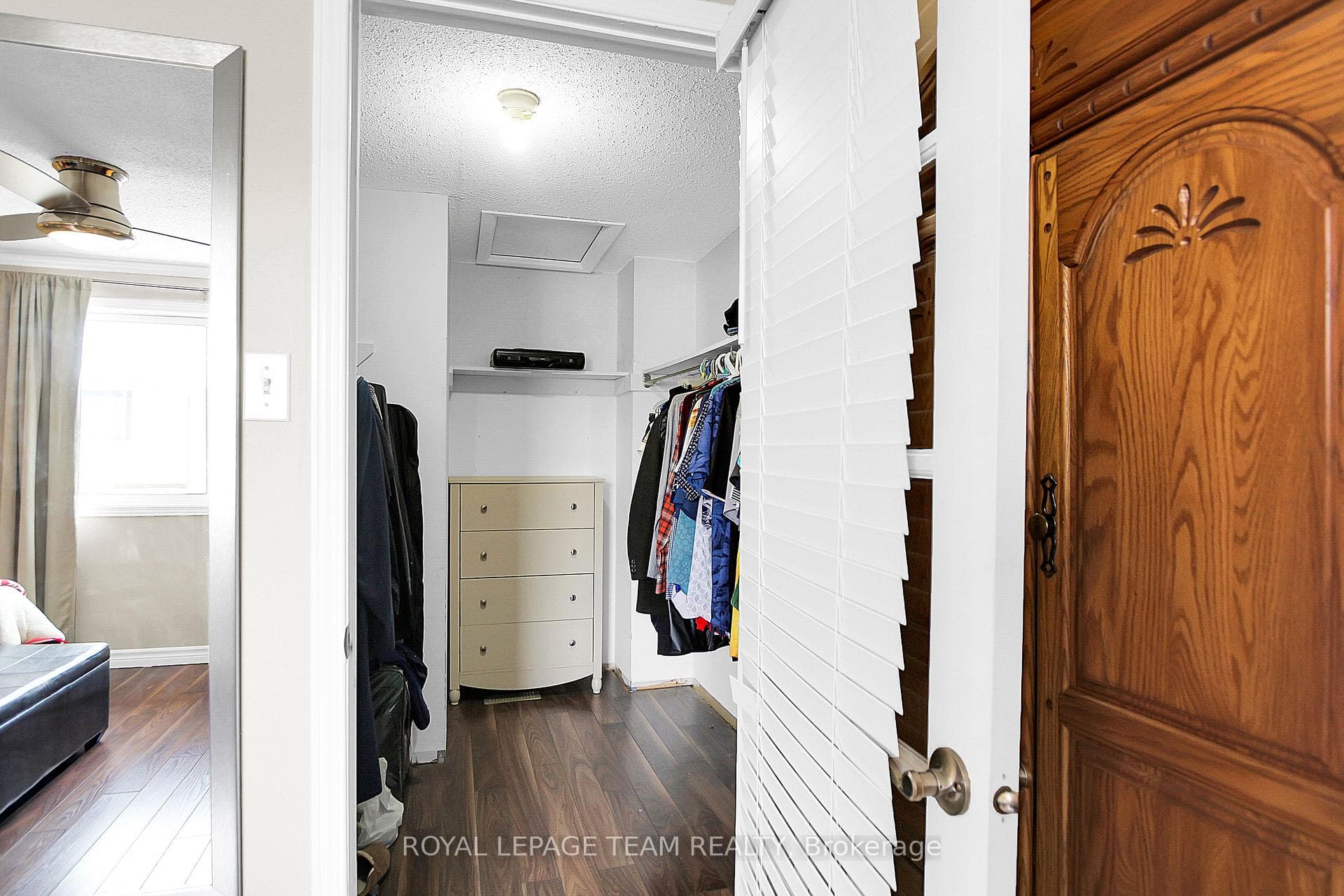 Walk-in closet primary bedroom