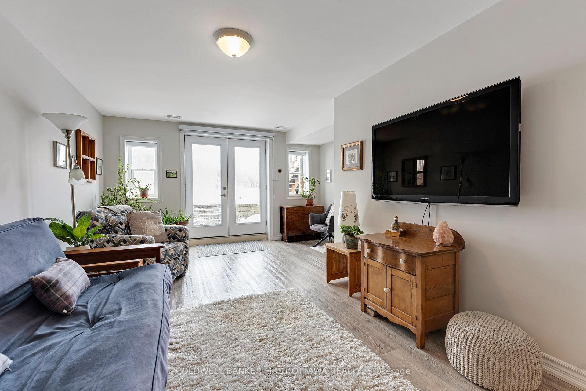 Lower level family room