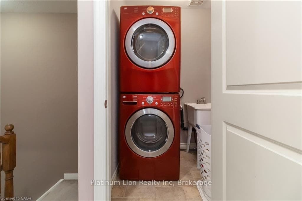 Second floor laundry + laundry sink