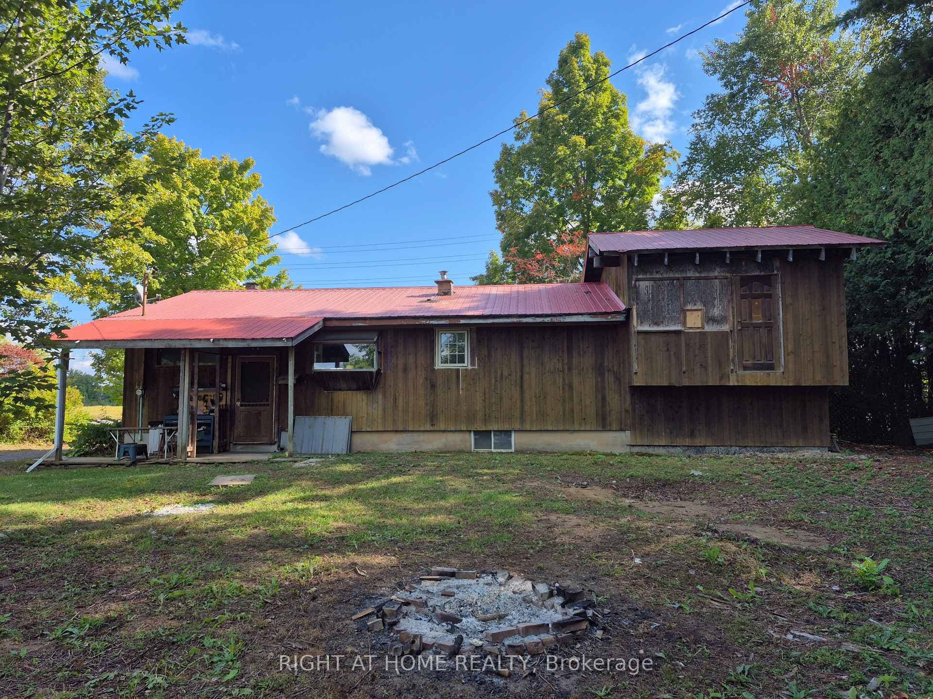 Back view of home