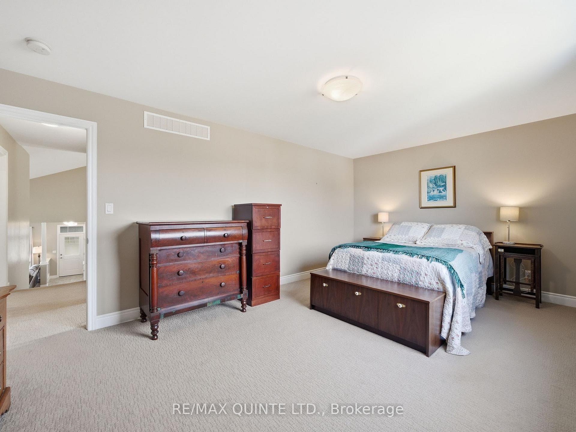 Primary suite takes up entire back of home.
