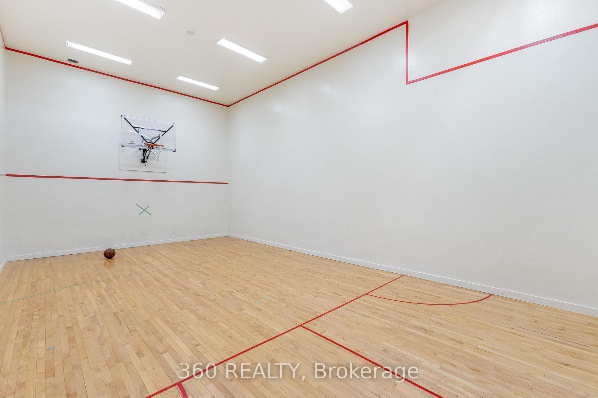 1 of 3 large indoor playing courts