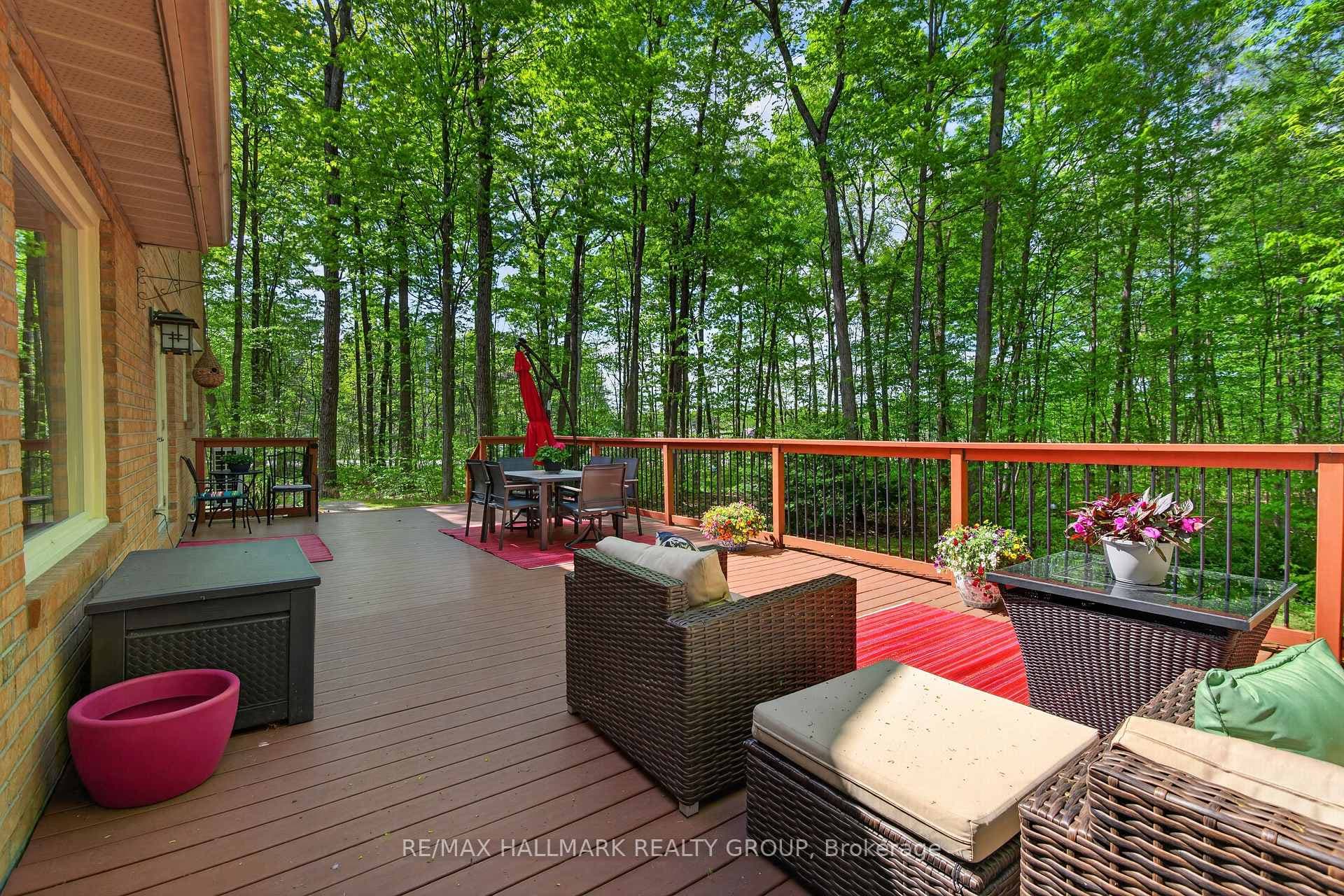 Spacious deck