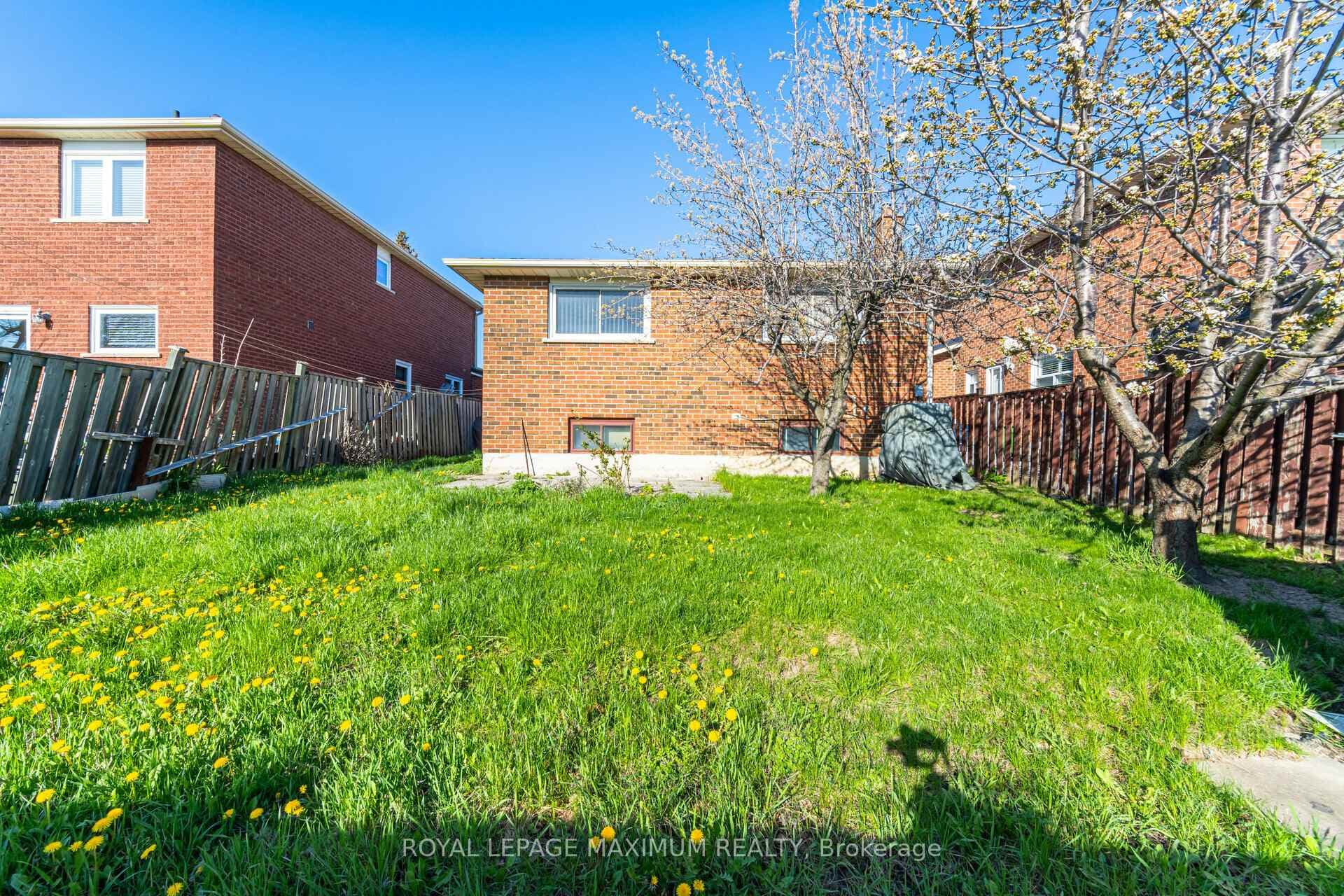Backyard View of House