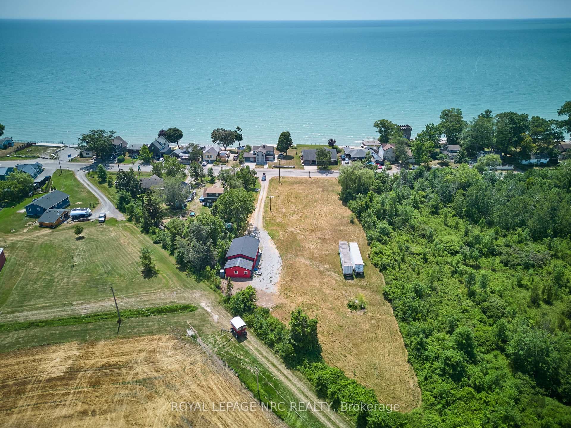2951 is on the left with the red garage