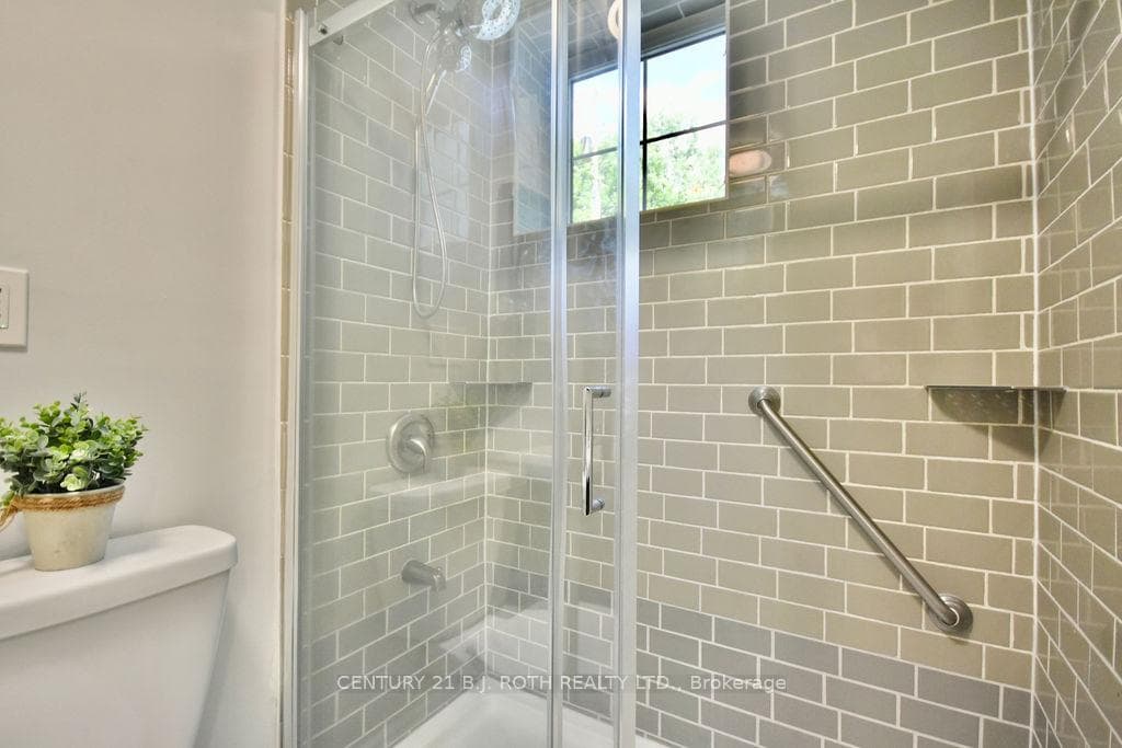 New Shower Door w Grab Bars